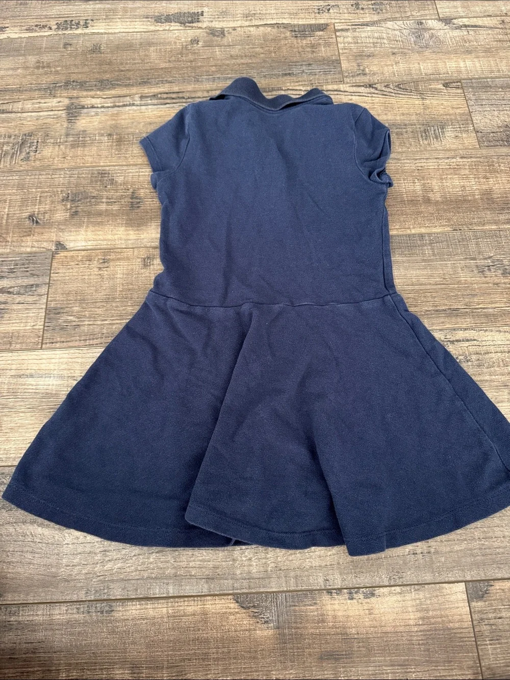 Set of 2 Girls Navy Blue Children’s Place Uniform Polo Dresses Size 5-6